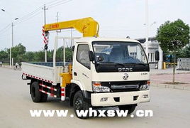 供應(yīng)2噸隨車(chē)吊平板車(chē)，湖北隨州程力廠家直銷(xiāo)